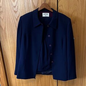Kasper Women's Dark Blue Pant Suit